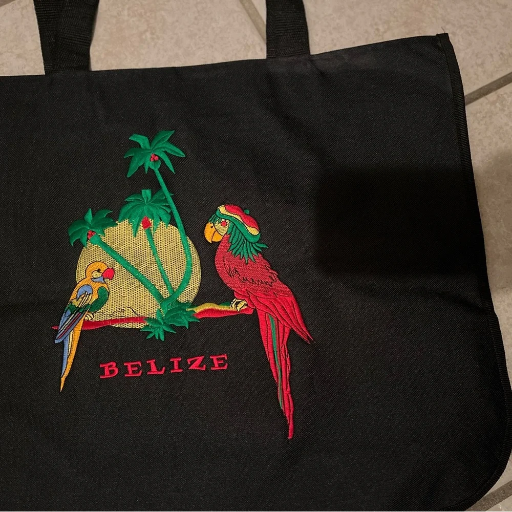 Large tote‎ with Belize embroidery, New w/out Tags